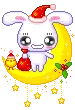 x kawaii and moon