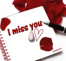 I miss you 