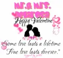 Happy Valentine...MR.& Mrs. Delarosa
