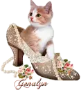 Cat in Lady Shoe - Genalyn