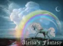 Aletha's horse and rainbow