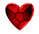 colorful mosiac heart