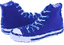 glitter converse in blue