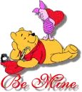 pooh & piglet 'be mine'