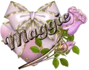 pink heart Maggie
