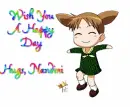 wish u a happy dau Nandini