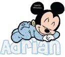 Sleeping Baby Mickey Mouse -Adrian-