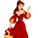 belle dress for x mas