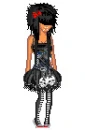 Goth Dress Doll