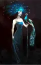 two peacocks