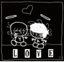 LOVE in chalk