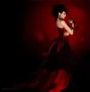 woman in red