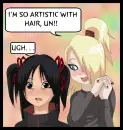 Deidara is Artistic With Hair