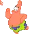 Patrick is a pink star!He dance in cursors!