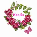 Pink & Green Flowers - Kanika