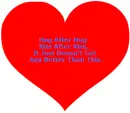 hugs & kisses poem