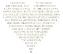 love you as much as me 