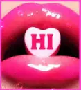 hi heart lips