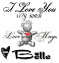 i love you very much..Belle