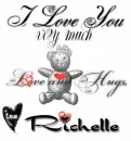 i love you very much..Richelle