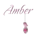 Pink Shoe - Amber