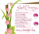 Good morning