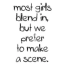 make a scene