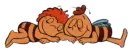 cute sleepy bees