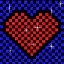 Flashing Glitter Heart