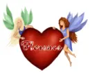ANGLES WITH A HEART WITH  THE NAME FLORENCE
