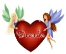 ANGLES WITH A HEART WITH THE NAME BRENDA