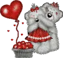 bears - velentine - hearts