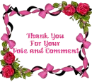 thank you for your vote and comment