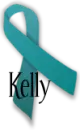 Ovarian Cancer Ribbon - Kelly