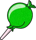 Green lollipop