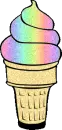 Rainbow ice cream