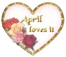 Heart - April loves it