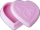 pink heart box
