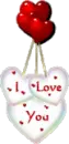 I love you charm