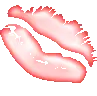 kiss lip print