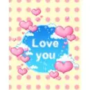 i love you cute 