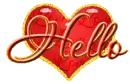 heart hello