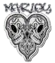 marley glitter skulls