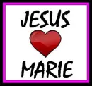 Jesus loves Marie