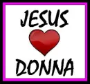 Jesus loves Donna
