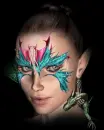 Goth Elvin Girl with Dragon