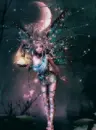 Glittered Blue Fairy
