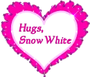 Pink Glitter Heart - SnowWhite