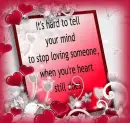 Hard to stop loving