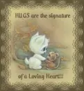 hugs:signature of a loving â™¥